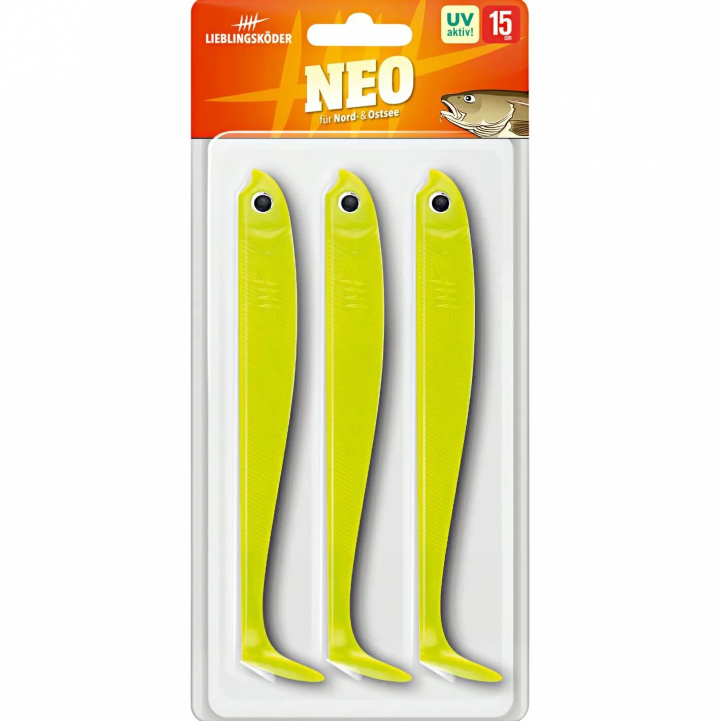 Lieblingsku00f6der Lieblingsköder Gummifisch Hechtköder (Neo)