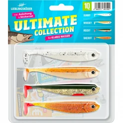 Lieblingsku00f6der Raubfischangeln Kunstköder|Gummiköder ·Gummifische & Shads<Lieblingsköder Gummifisch Zanderköder (10 cm, Klares Wasser)
