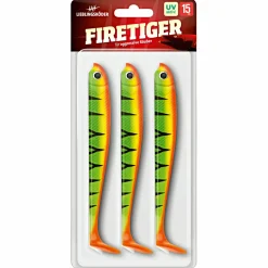Lieblingsku00f6der Gummiköder ·Gummifische & Shads|Raubfischangeln Kunstköder<Lieblingsköder Gummifisch Hechtköder (Firetiger)