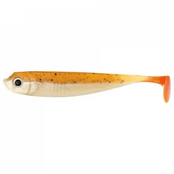 Hot Lieblingsku00f6der Lieblingsköder Gummifisch Zanderköder (10 cm, Whisky Orange)