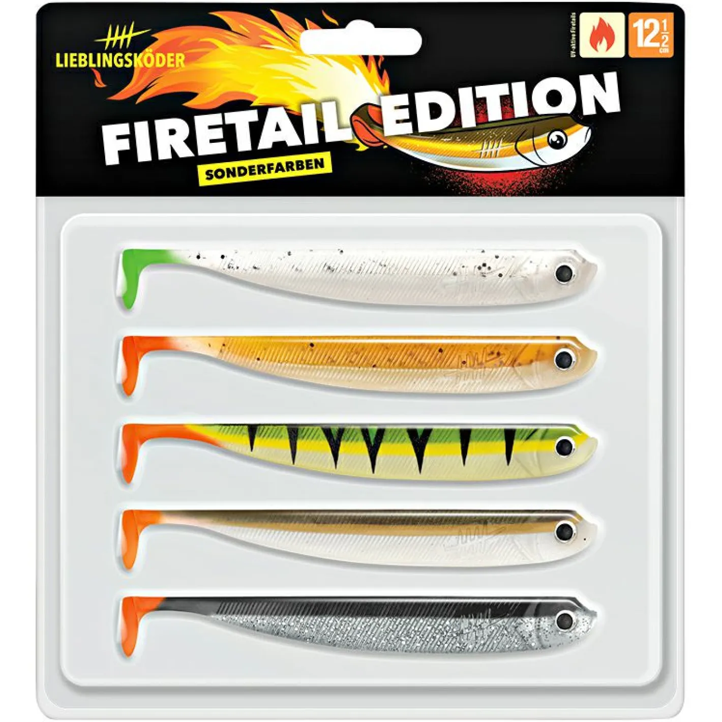 Lieblingsku00f6der Kunstköder-Sets|Raubfischangeln Kunstköder<Lieblingsköder Gummifisch Zanderköder (12,5 cm)