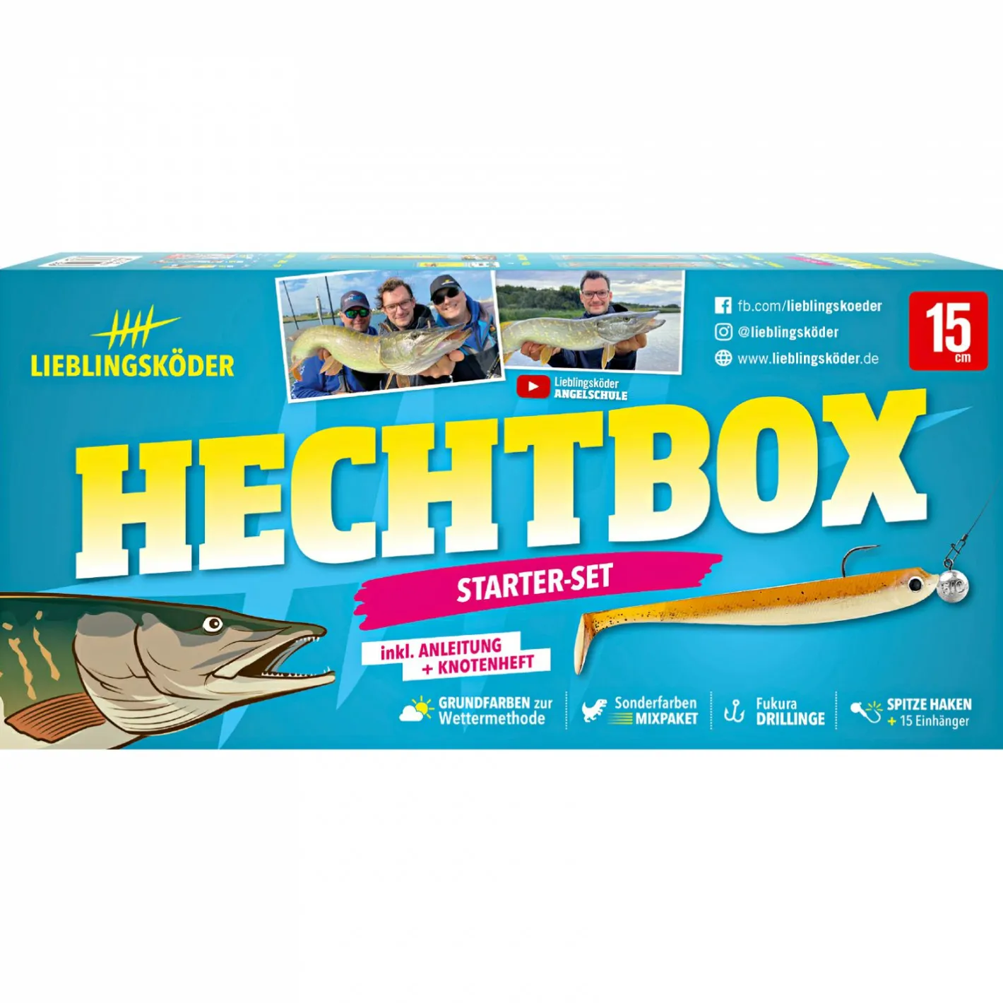 Lieblingsku00f6der Raubfischangeln Kunstköder|Kunstköder-Sets<Lieblingsköder Hechtbox