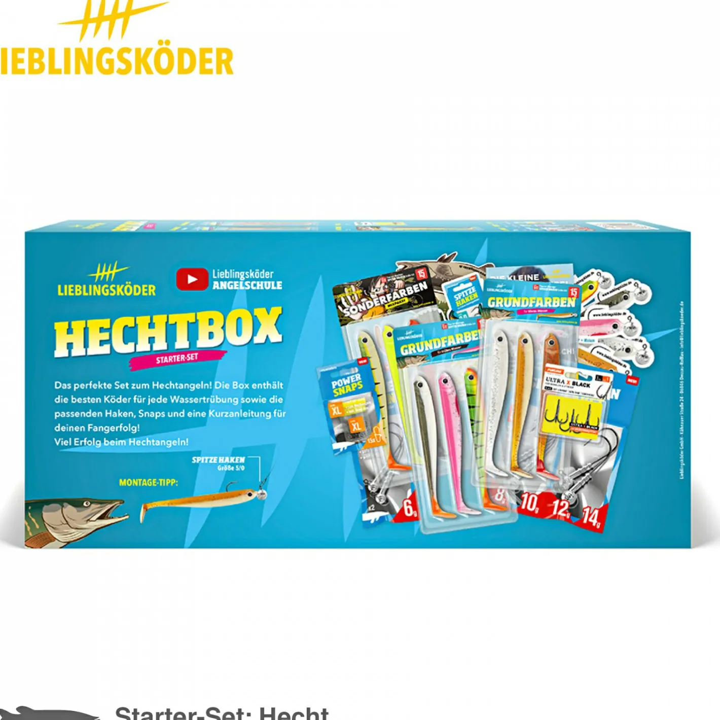 Lieblingsku00f6der Raubfischangeln Kunstköder|Kunstköder-Sets<Lieblingsköder Hechtbox