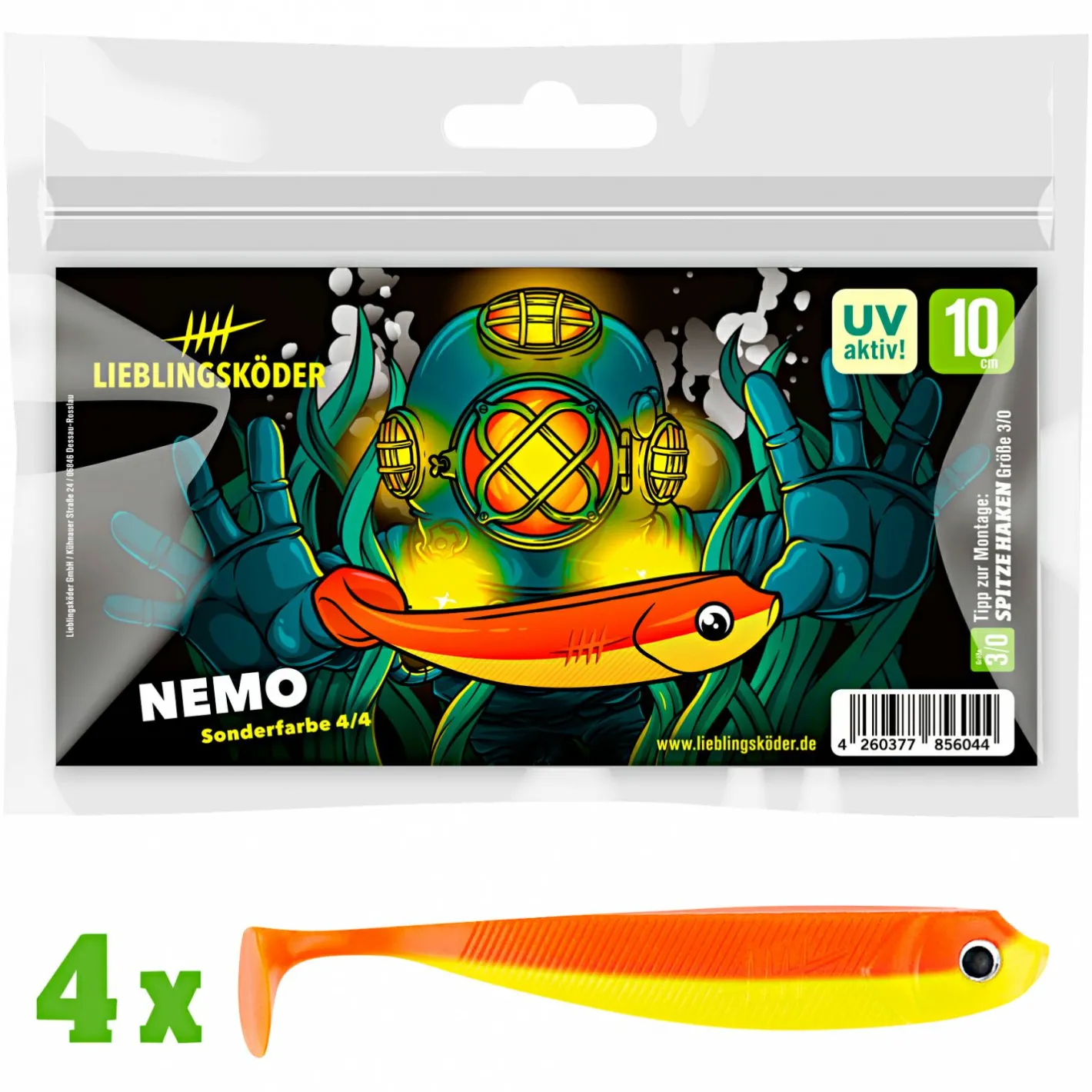 Clearance Lieblingsku00f6der Lieblingsköder Lieblingsköder Nemo Gummifisch