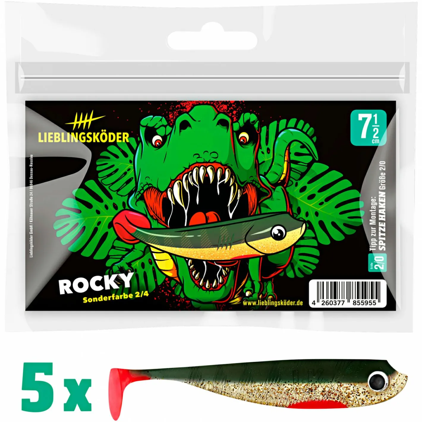 Lieblingsku00f6der Gummiköder ·Gummifische & Shads|Raubfischangeln Kunstköder<Lieblingsköder Lieblingsköder Rocky Gummifisch