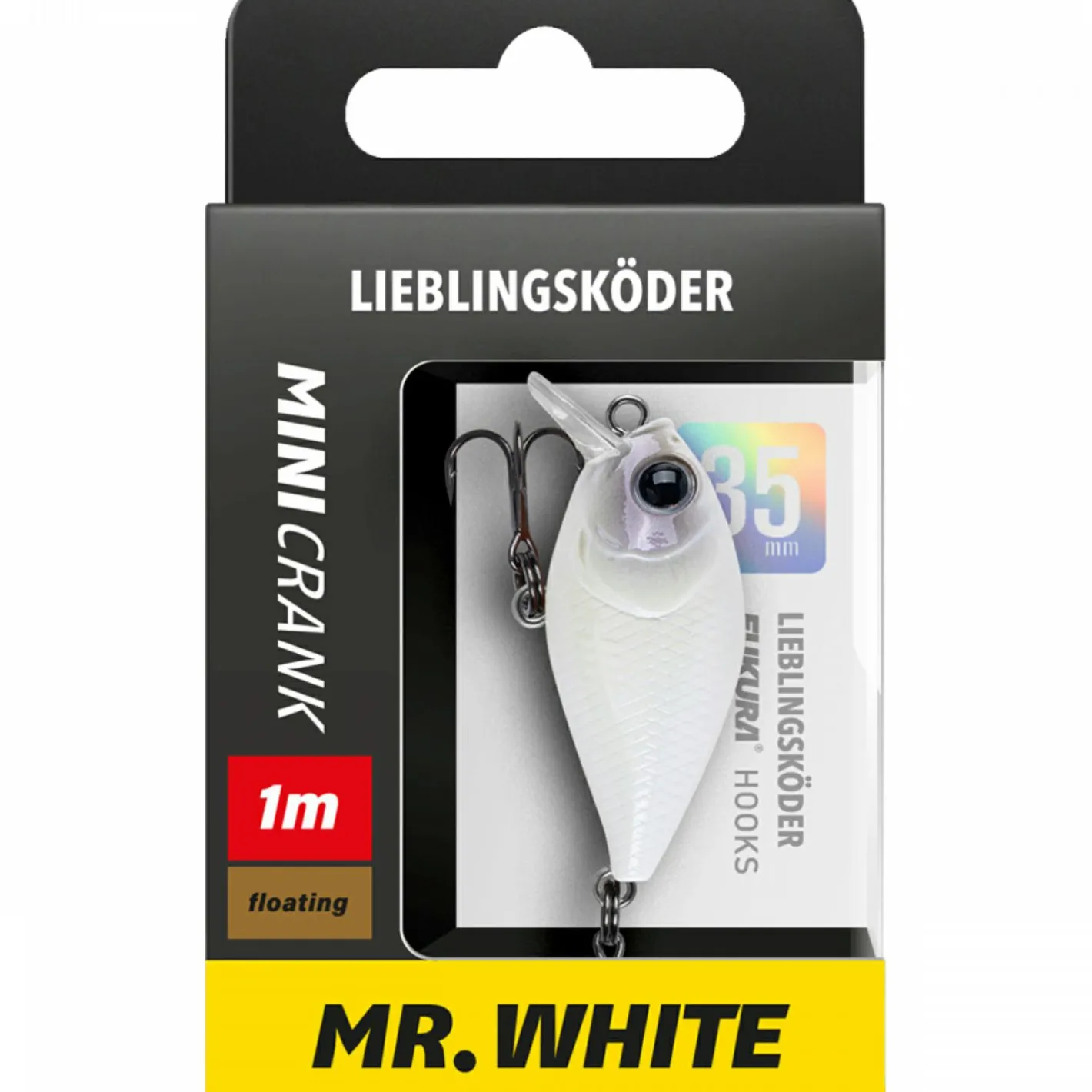 Discount Lieblingsku00f6der Lieblingsköder Mini Crank (Mr. White)