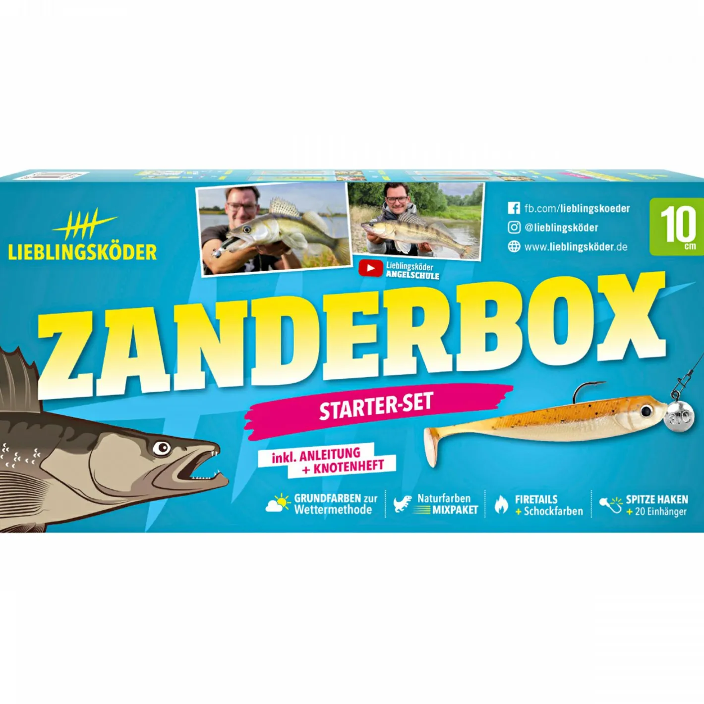 Lieblingsku00f6der Raubfischangeln Kunstköder|Kunstköder-Sets<Lieblingsköder Zanderbox
