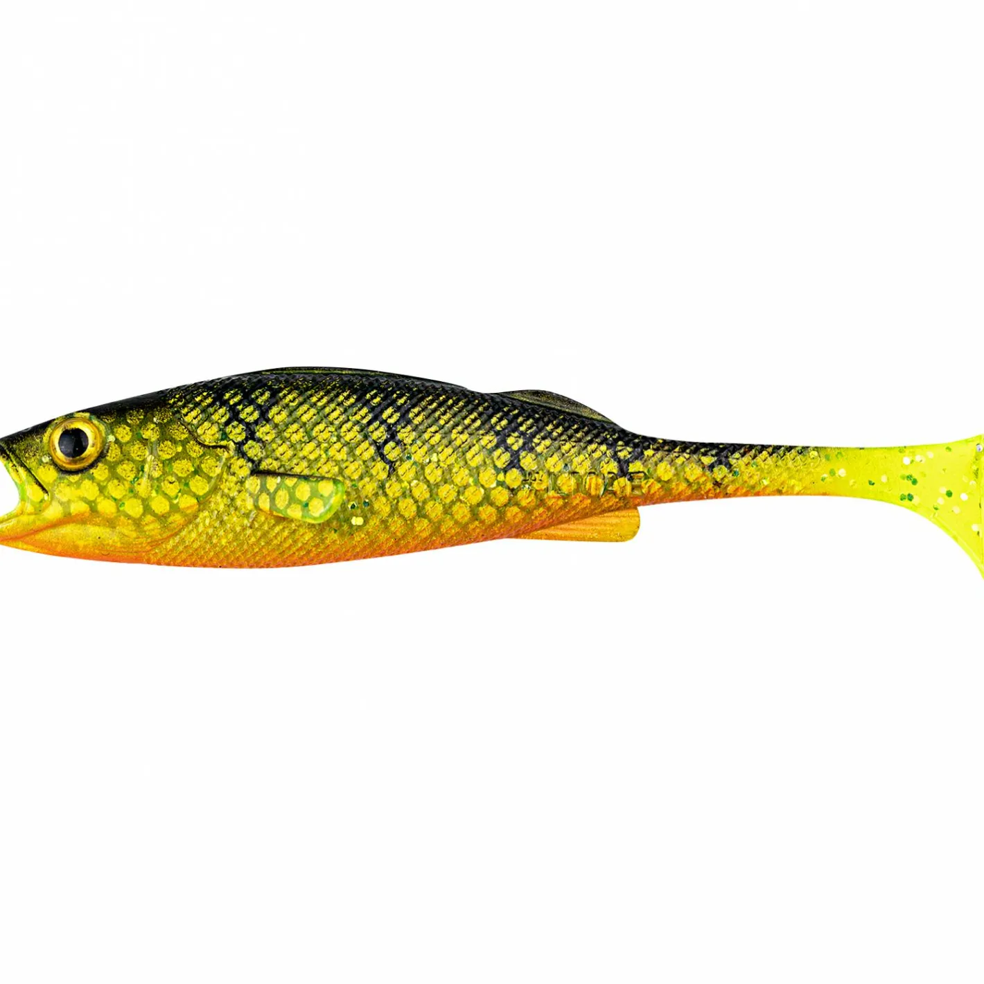 LMAB Gummiköder ·Gummifische & Shads<KØFI Perch Shad (Natural Perch)