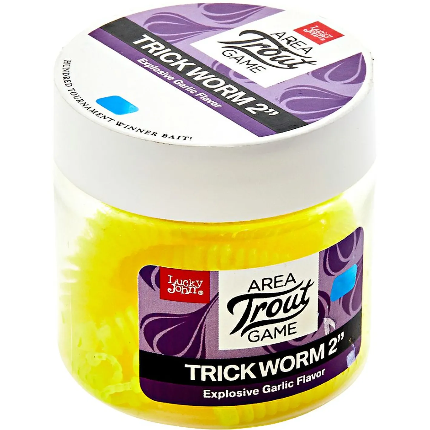 Sale Lucky John Softbait Area Trout Game Trick Worm 2,0" (weiß)