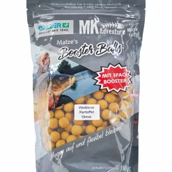 Matze Koch Karpfenfutter·Boilies & Popup Boilies|Karpfenfutter<Boilies MK Adventure Booster Balls (Weißbrot/Kartoffel)