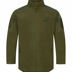 Mauser Outdoor- & Angel-Jacken<Silent Fleece Jacke Herren (Matt Oliv)