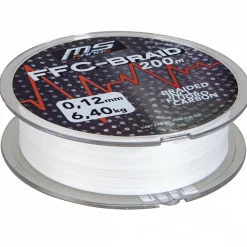 MS Range Geflochtene Schnüre<Angelschnur FFC-Braid (weiß)
