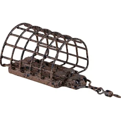 MS Range Futterkörbe|Friedfischangeln-Zubehör<Futterkorb Semicircle Feeder Cage (braun)