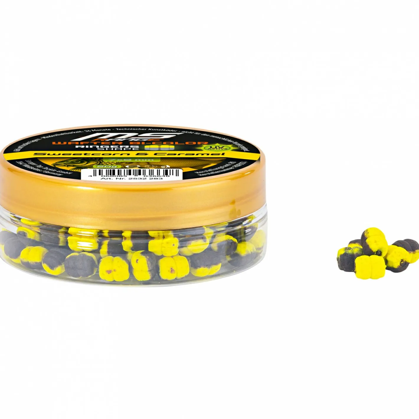 Discount MS Range Rings Shape Wafter Bi-Color (Sweetcorn & Caramel)