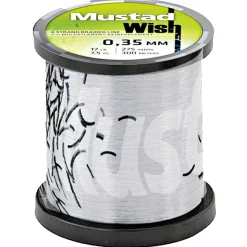 Sale Mustad Angelschnur Wish Braid (chartreuse, 110 m)