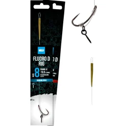 Nash Karpfenangeln-Zubehör<Fluorocarbon D-Rig, Barbed