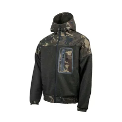 Nash Angelpullover & -Strickjacken<Zero Tolerance Nordic Fleece Zipped Hoody Herren (Schwarz/Camouflage)