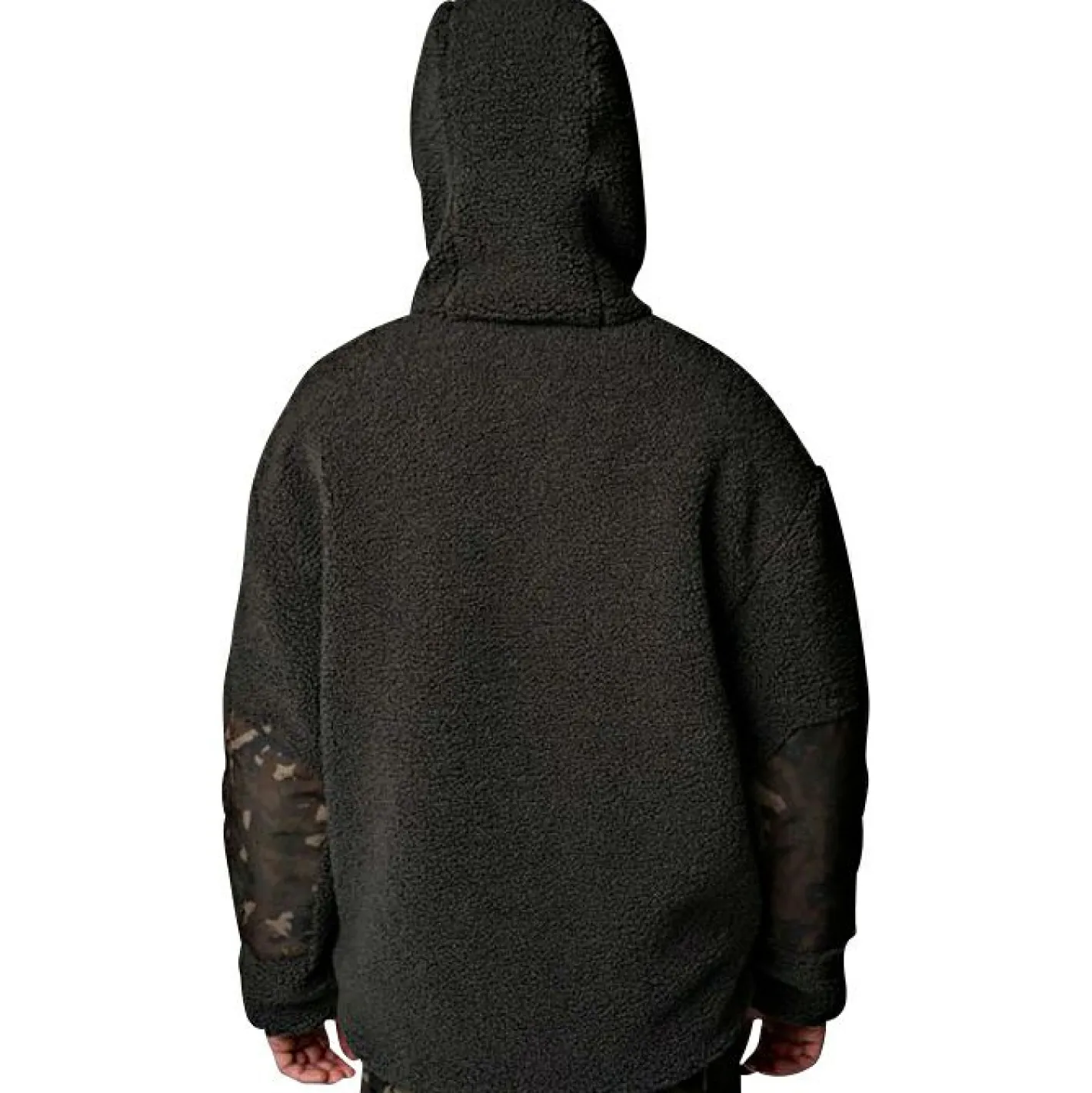 Nash Zero Tolerance Sherpa Fleece Hoody Herren (Braun/Camouflage)