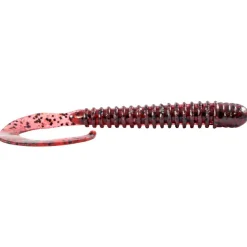 Noike Gummiköder ·Twister|Raubfischangeln Kunstköder<Ring Curly (Dark Red)