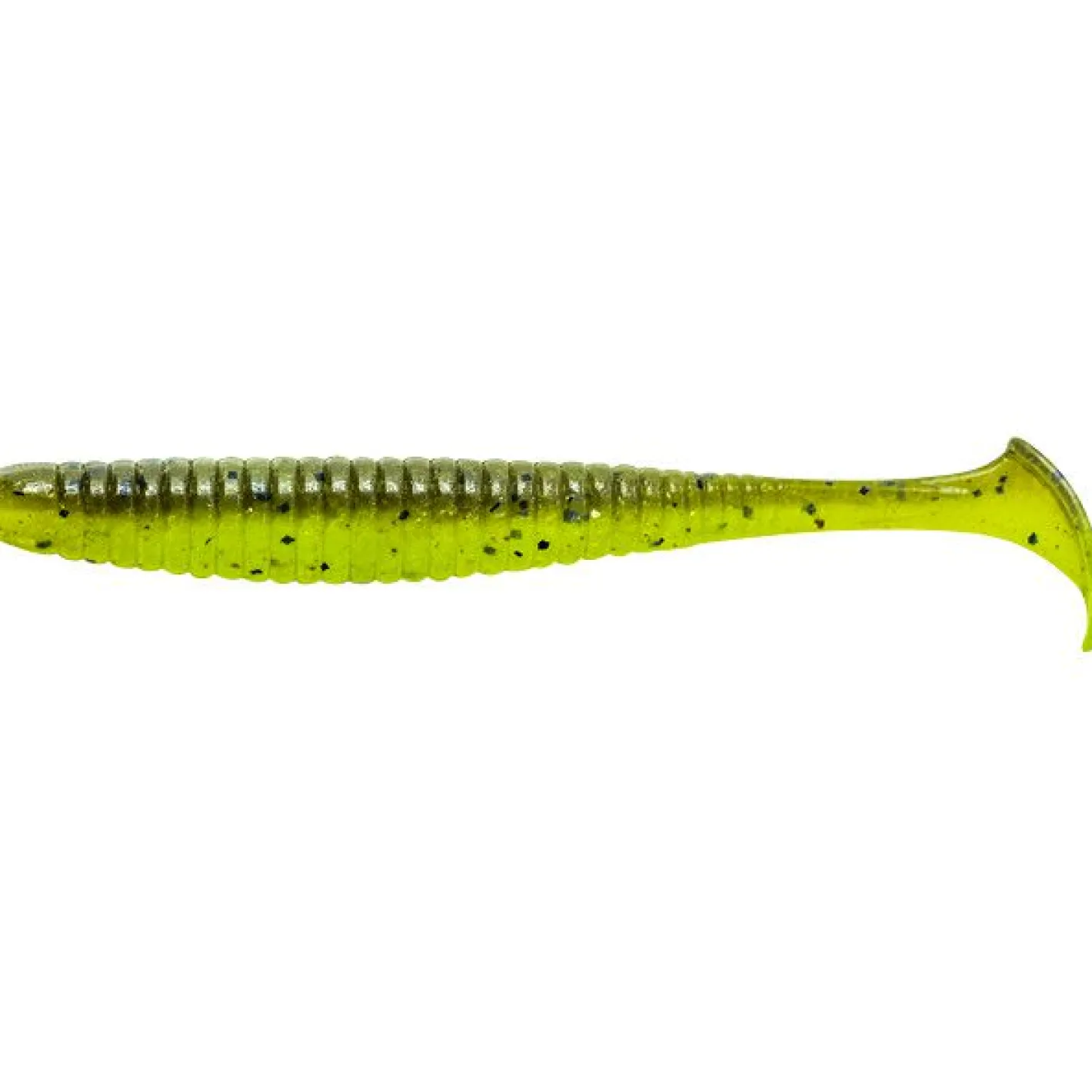 Noike Gummiköder ·Gummifische & Shads<Smokin' Swimmer (Green Pumpkin Chartreuse UV)