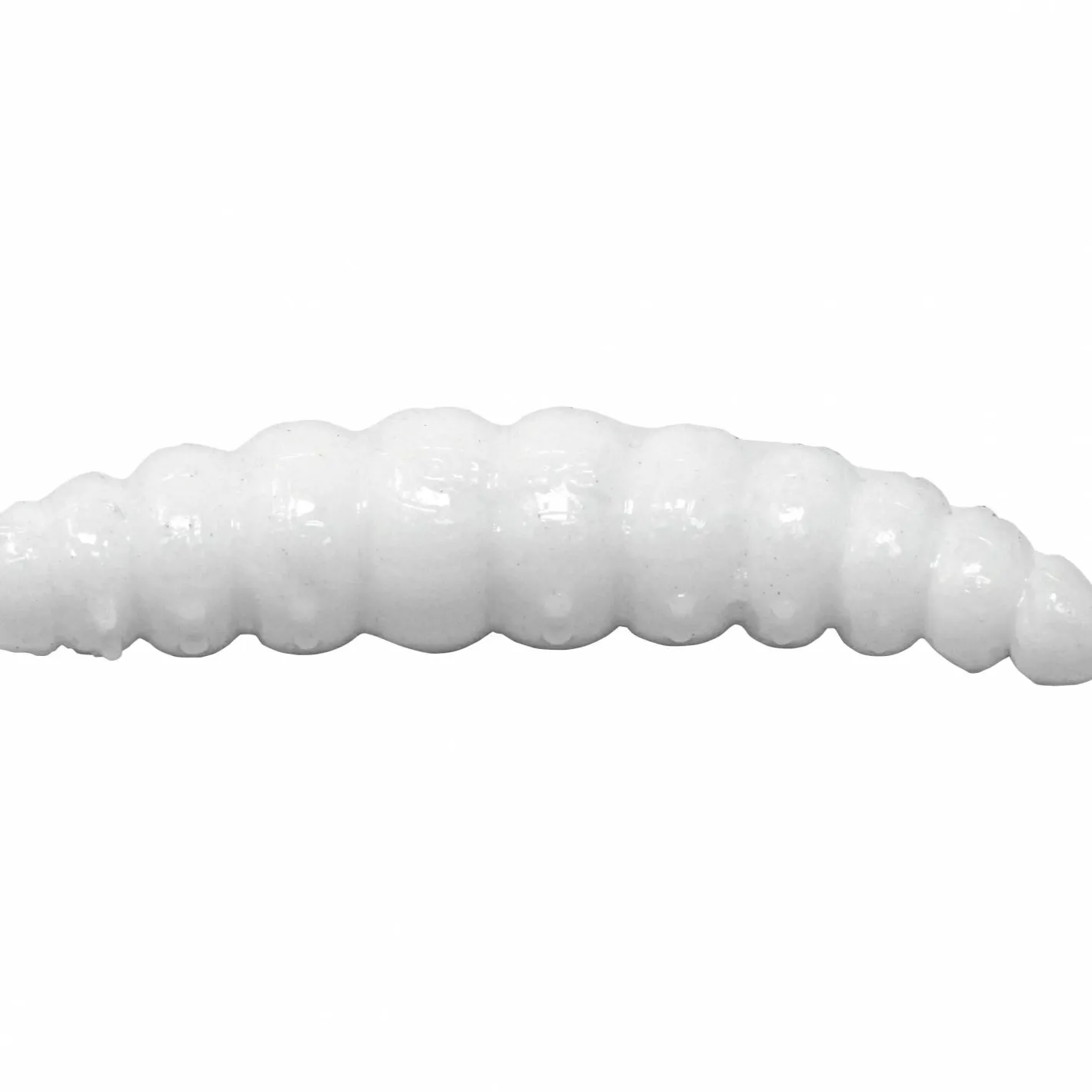 Omura Baits Forellen-Kunstköder|Gummiköder ·Gummimaden & Gummiwürmer<Larvy (Weiß)