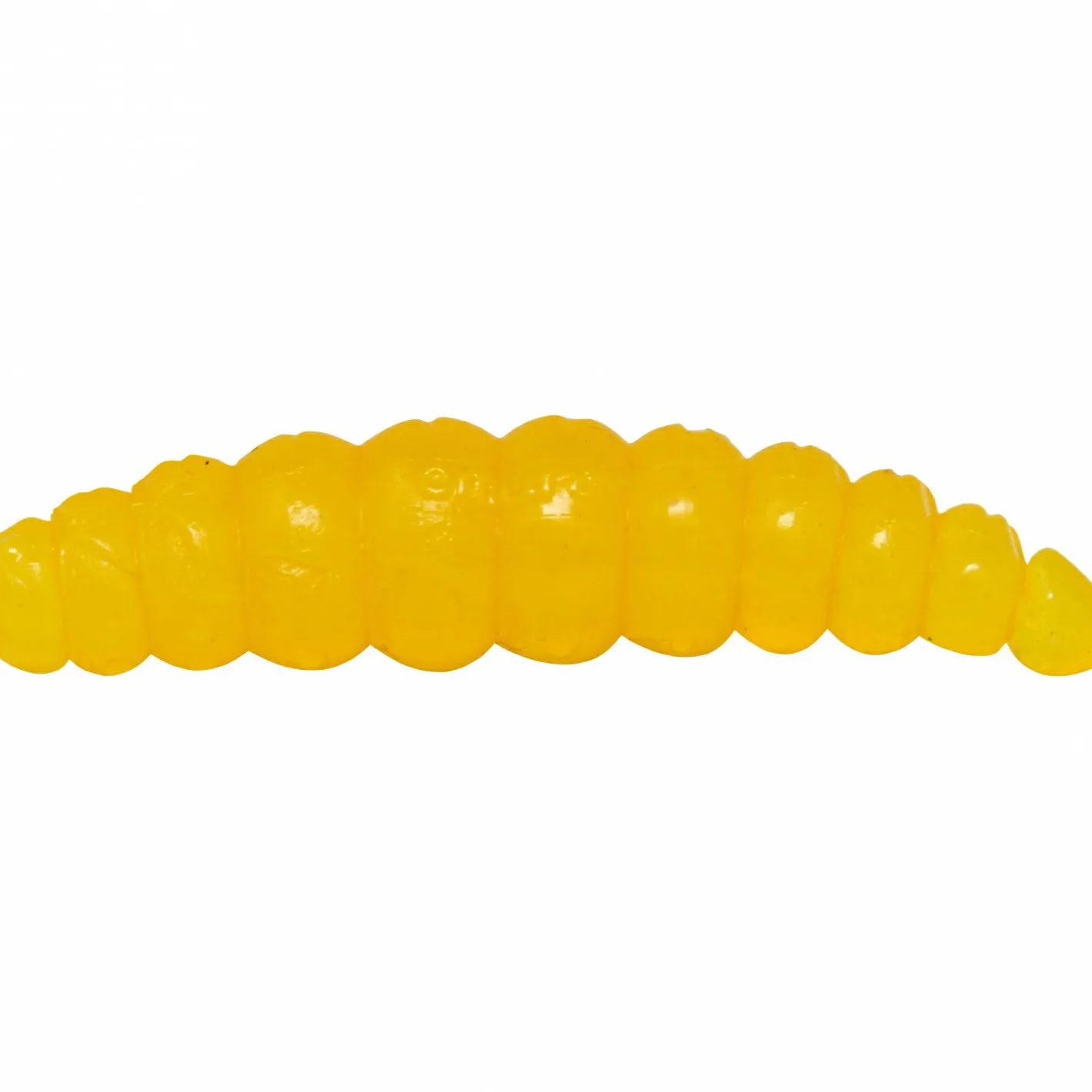 Omura Baits Gummiköder ·Gummimaden & Gummiwürmer|Forellen-Kunstköder<Larvy (Zitronengelb)