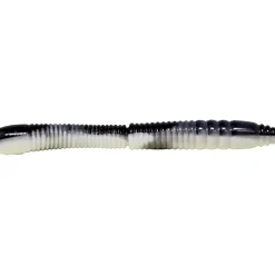 Hot Omura Baits Wurmy (Schwarz / Weiß)