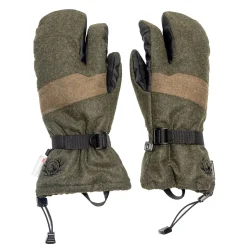 Best Ostermayer Jagd 3-Finger Handschuhe Unisex (Oliv)