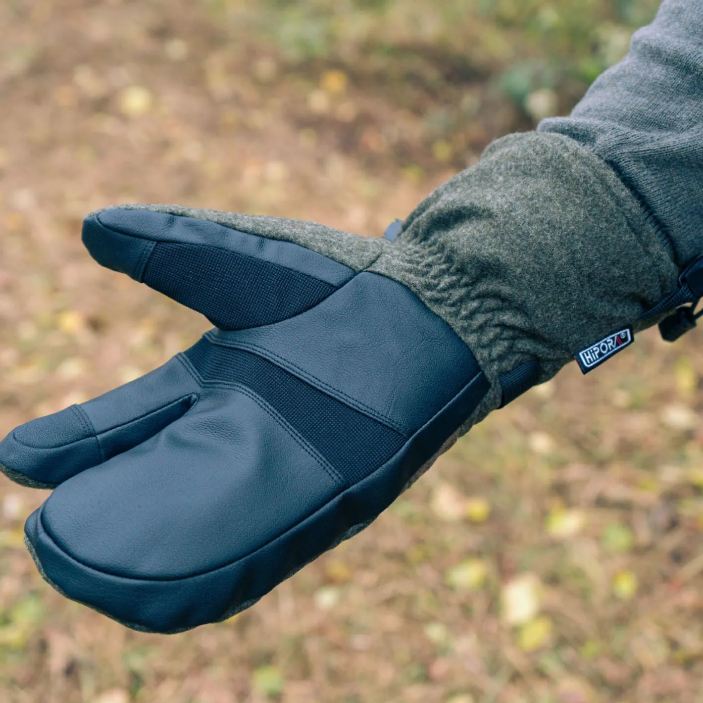 Best Ostermayer Jagd 3-Finger Handschuhe Unisex (Oliv)