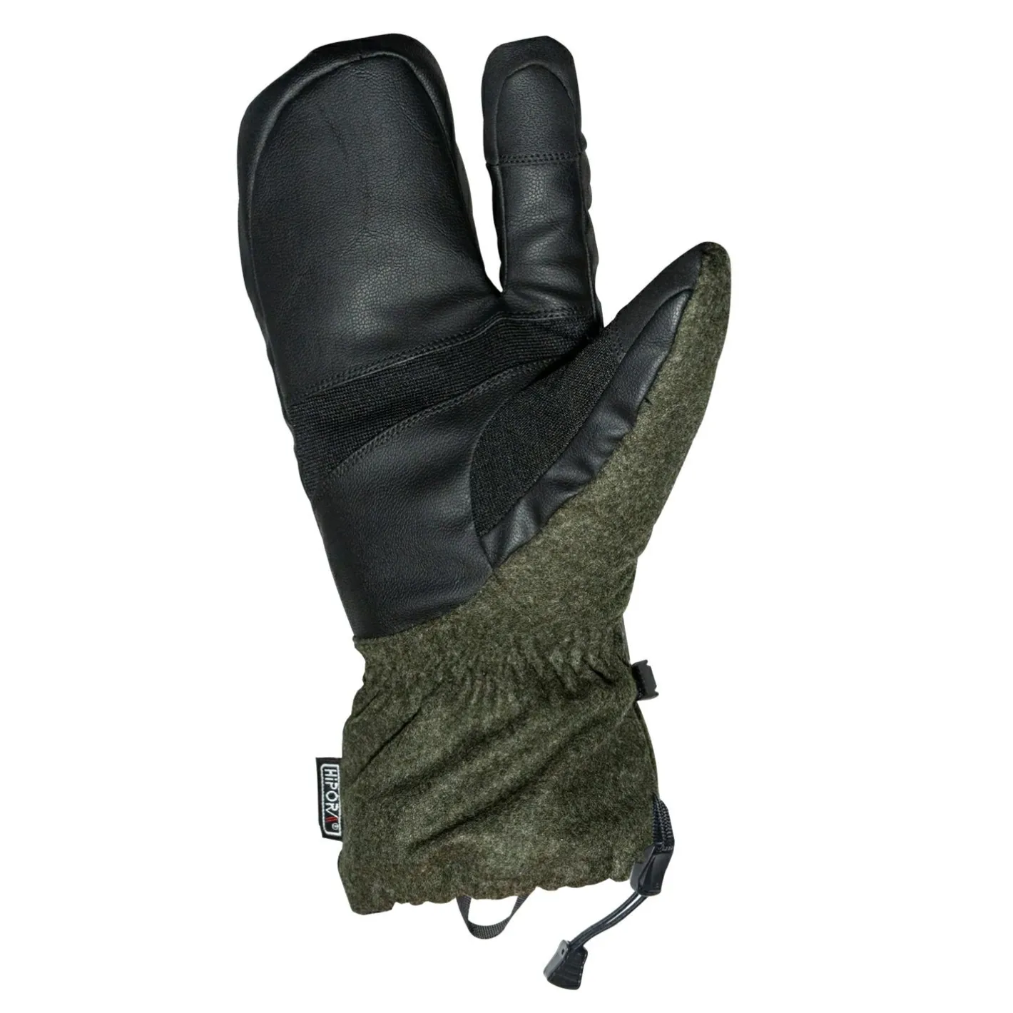 Best Ostermayer Jagd 3-Finger Handschuhe Unisex (Oliv)