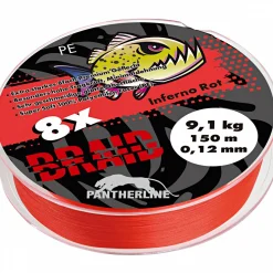 Paladin Geflochtene Schnüre<Pantherline Braid 8fach geflochten (inferno rot)