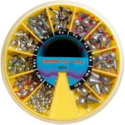 Clearance Perca Original Tropfenblei-Sortiment (1,0-13,0 g)