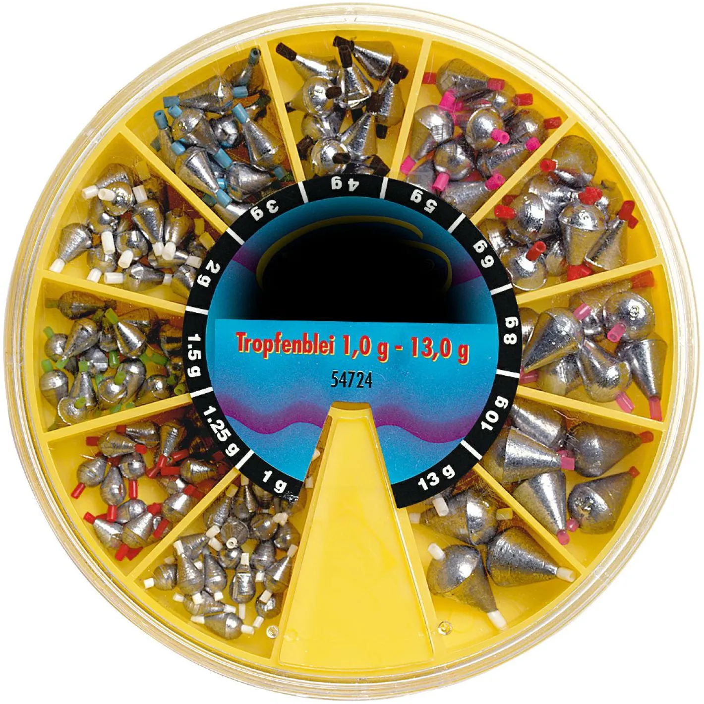 Clearance Perca Original Tropfenblei-Sortiment (1,0-13,0 g)