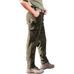Percussion Outdoor- & Angler-Cargohosen<Cordsamt-Keilhose
