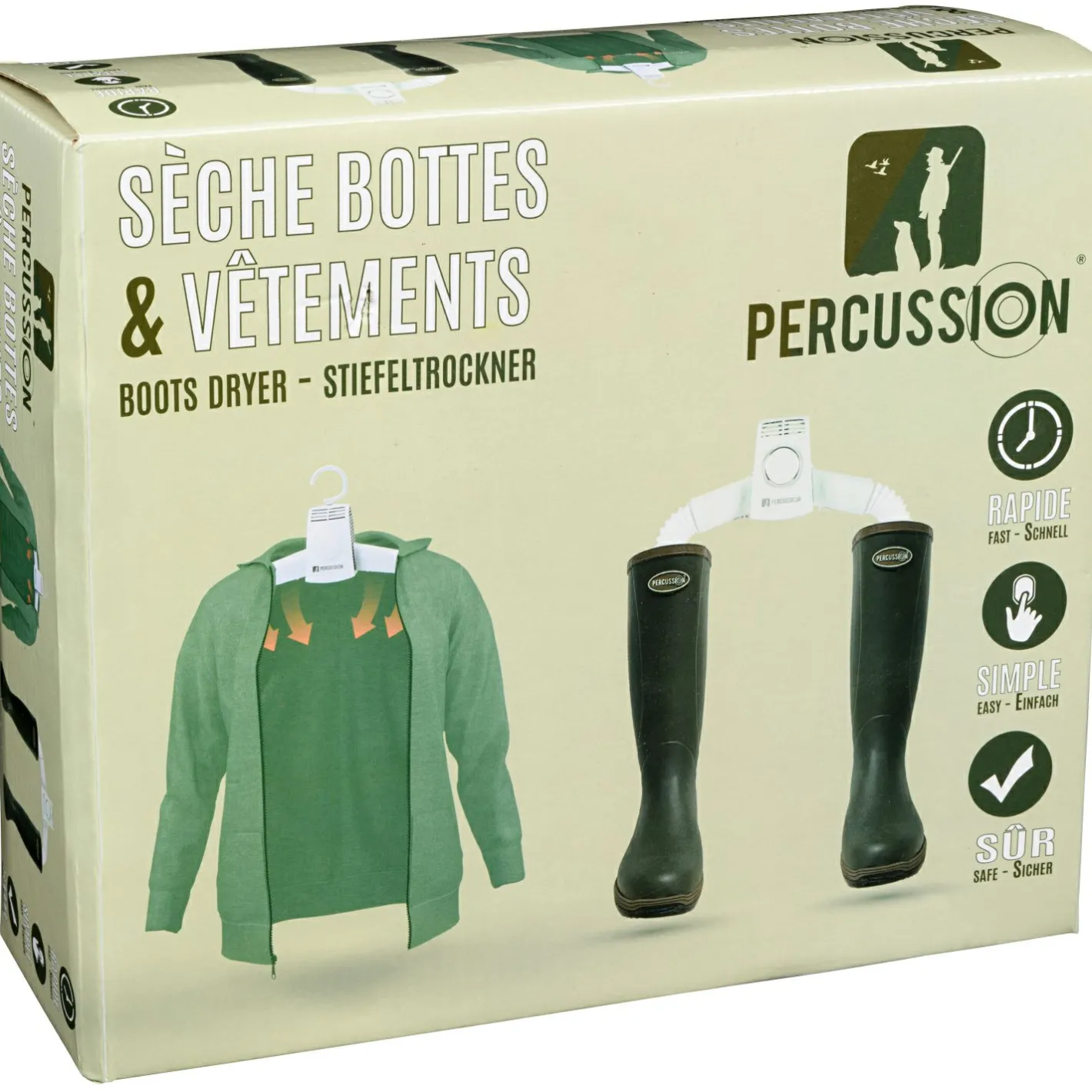 Percussion Stiefeltrockner