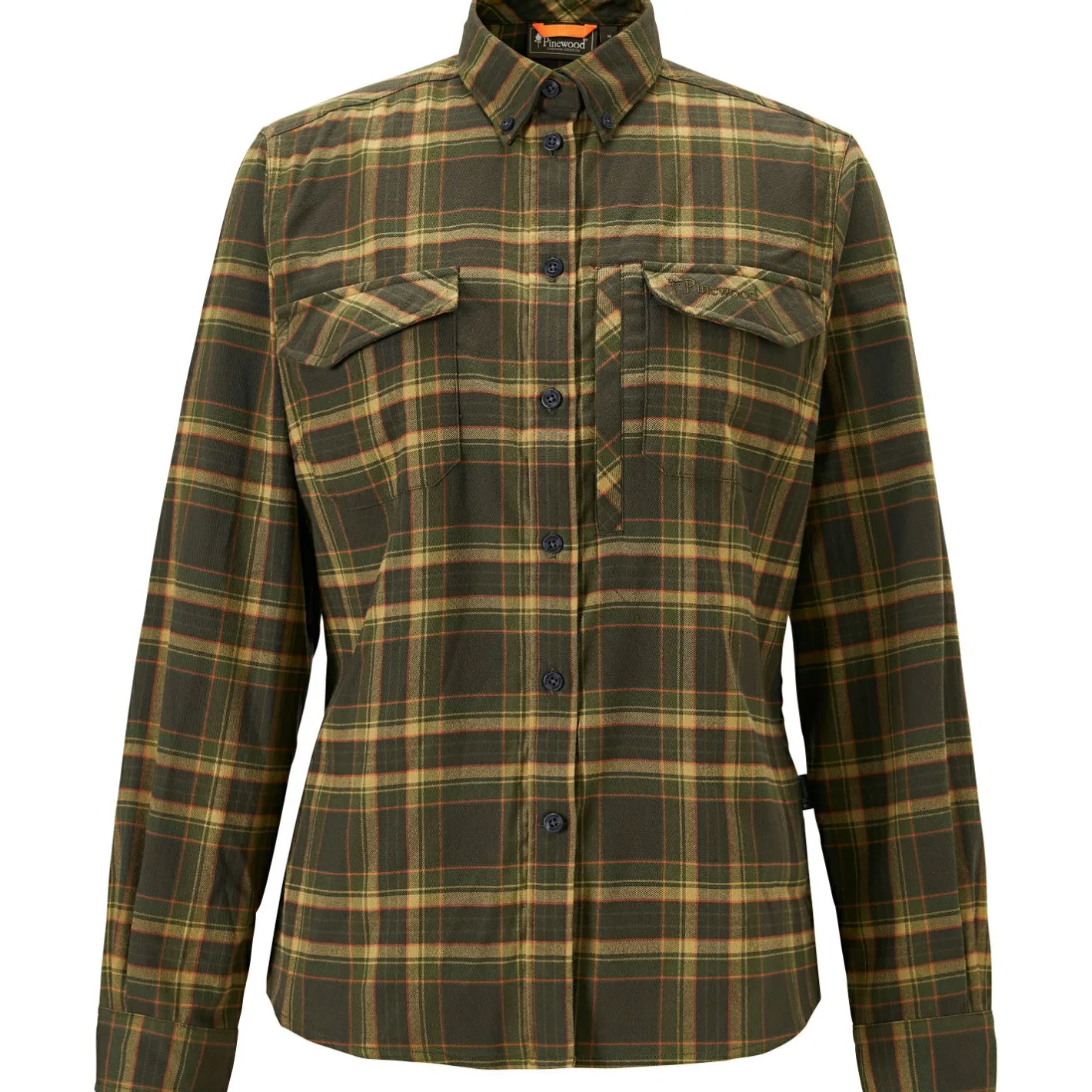 Discount Pinewood Abisko Hiking Flannel Shirt Damen (Mossgreen)