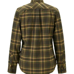 Discount Pinewood Abisko Hiking Flannel Shirt Damen (Mossgreen)