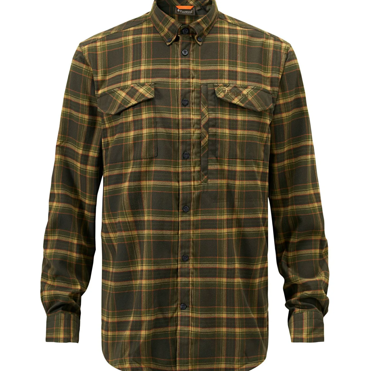 Online Pinewood Abisko Hiking Flannel Shirt Herren (Mossgreen)