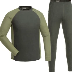 Pinewood Thermohosen & Regenhosen<Finnveden Base Layer Herren (D.Green/Leaf)