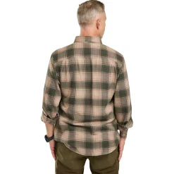 New Pinewood Finnveden Forest Flannel Shirt Herren (Olive/D.Green)