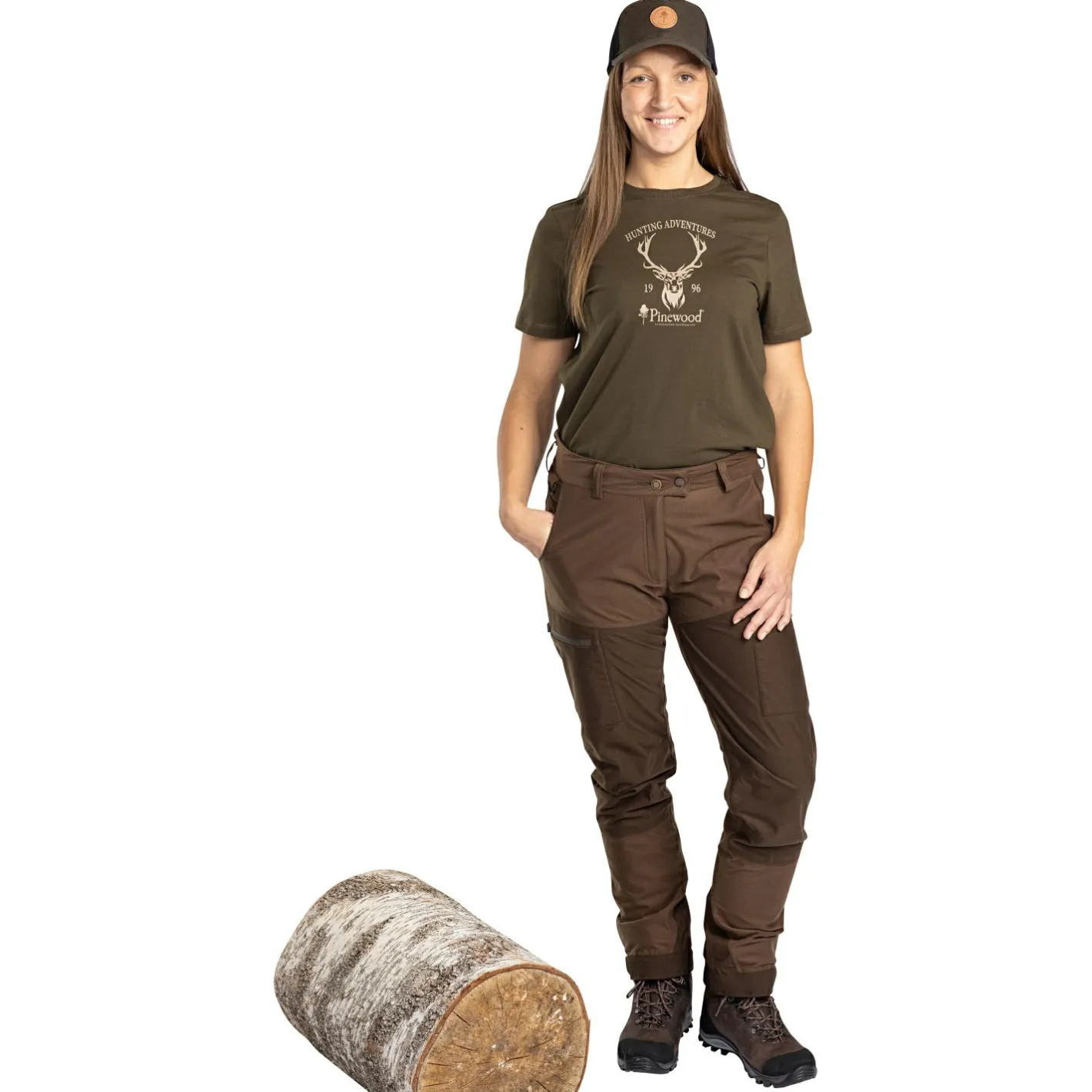 Pinewood Damen Angelhosen<Furudal Active Trouser Damen (H.Brown/Suede Brown)