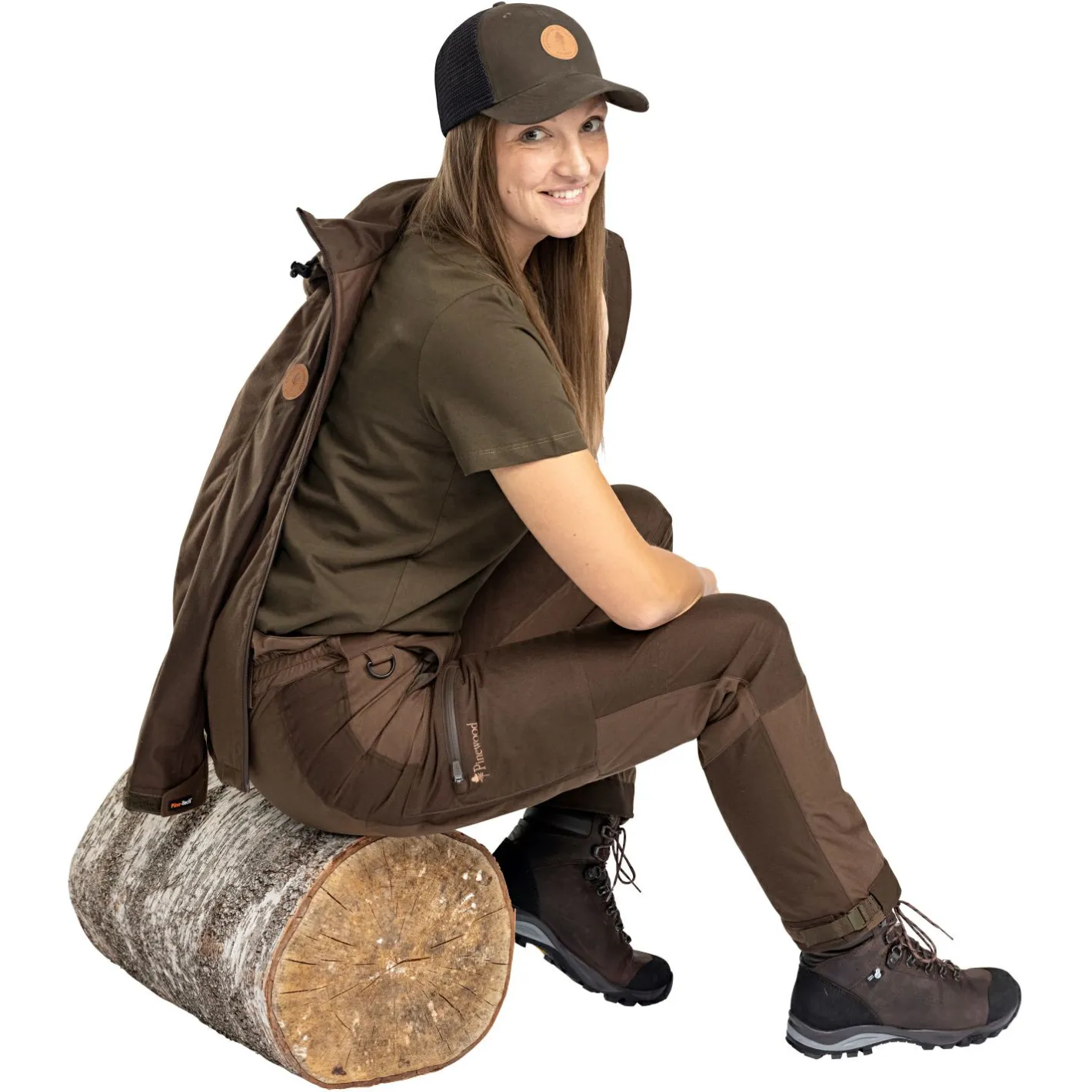 Pinewood Damen Angelhosen<Furudal Active Trouser Damen (H.Brown/Suede Brown)