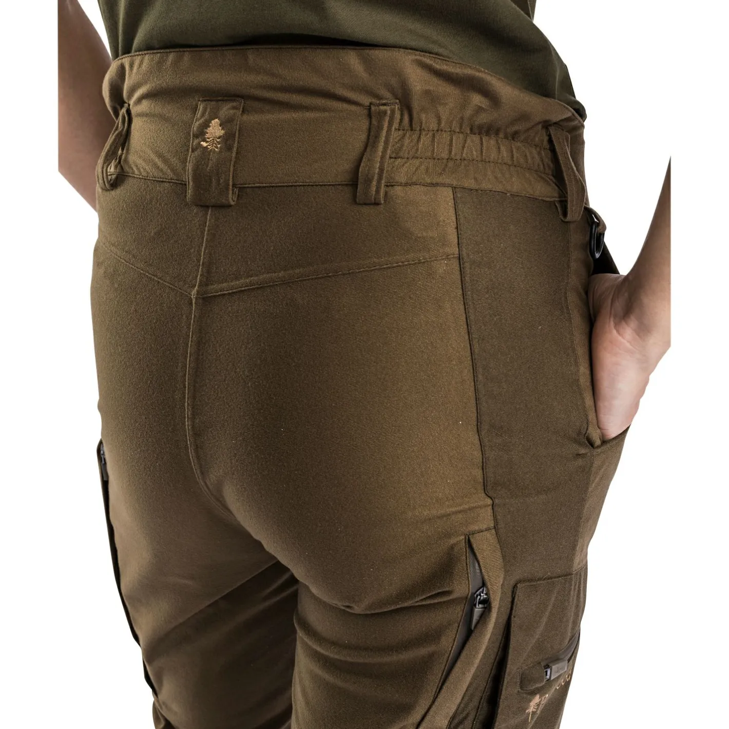 Pinewood Damen Angelhosen<Furudal Active Trouser Damen (H.Brown/Suede Brown)