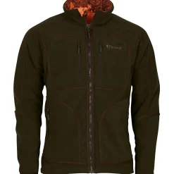 Clearance Pinewood Furudal Reversible Camou Fleece Jacket Herren (H.Brown/Strata Blaze)