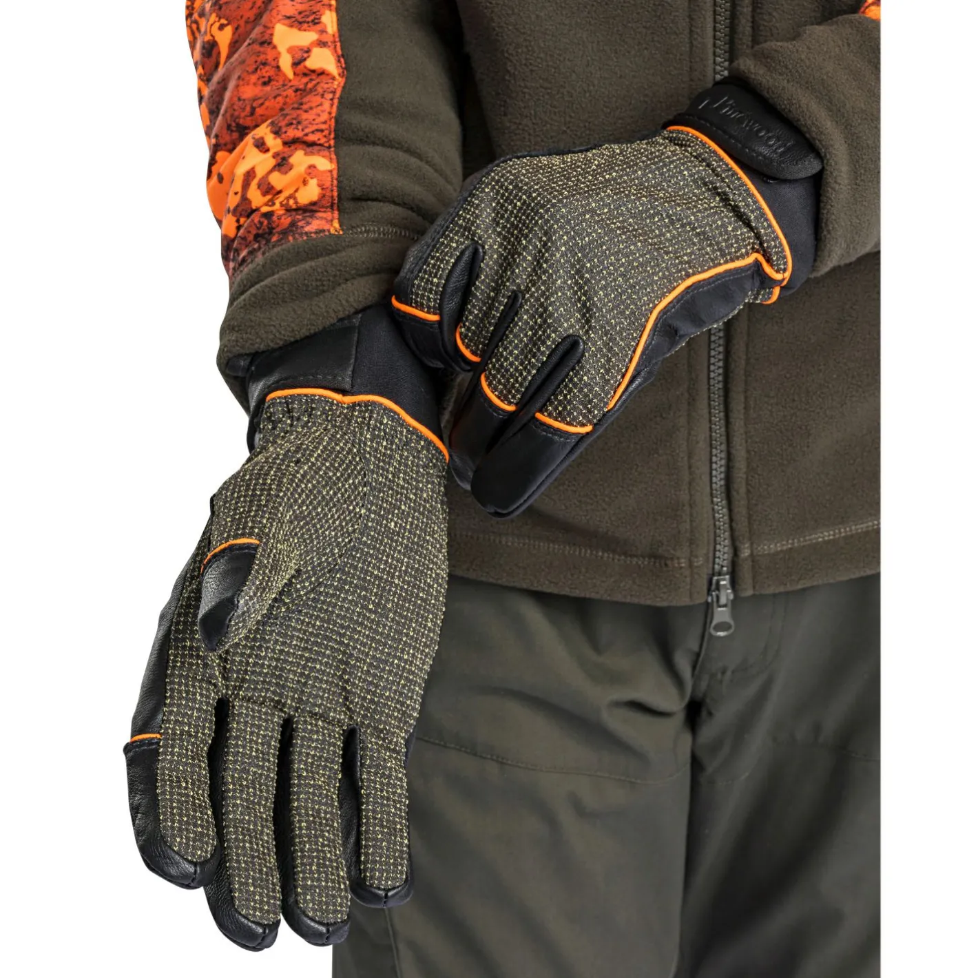 Pinewood Outdoor- & Angel-Handschuhe<Furudal Thorn Resist Glove Unisex (Mossgreen/Black)