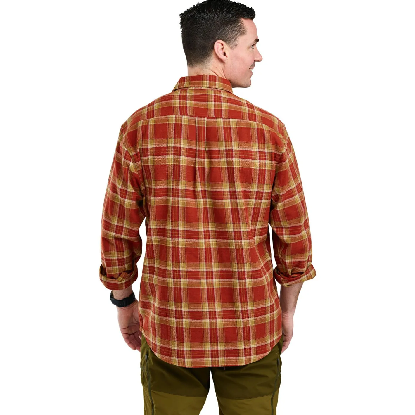 Pinewood Outdoor- & Angelhemden<Härjedalen Shirt Herren (Terracotta/D.Sand)