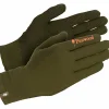 Pinewood Outdoor- & Angel-Handschuhe<Hunters Liner Stretch Glove Unisex (Mossgreen/D.Brown)