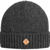 Best Pinewood Knitted Wool Hat Unisex (D.Anthracite Melange)