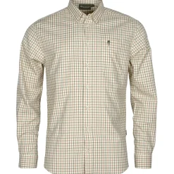Pinewood Outdoor- & Angelhemden<Nydala Grouse Shirt Herren (Offwhite/Green)