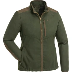 Hot Pinewood Nydala Wolljacke Damen (Mossgreen/Suede Brown)